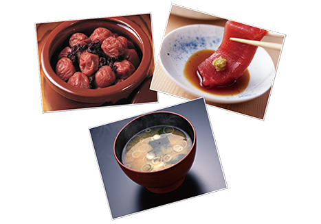 塩分の高い食事の写真