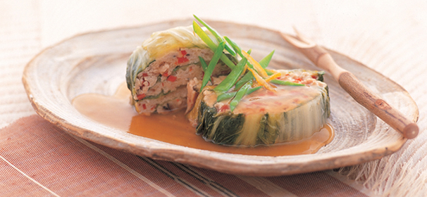 白菜のかさね蒸し煮