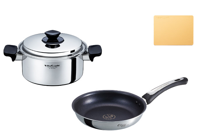 【福袋2026】Sシリーズ 両手鍋 + オリビア フライパン 福袋 A