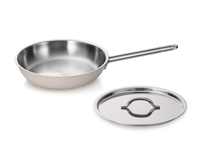 mellow フライパン 24cm グレージュ + リッド セット