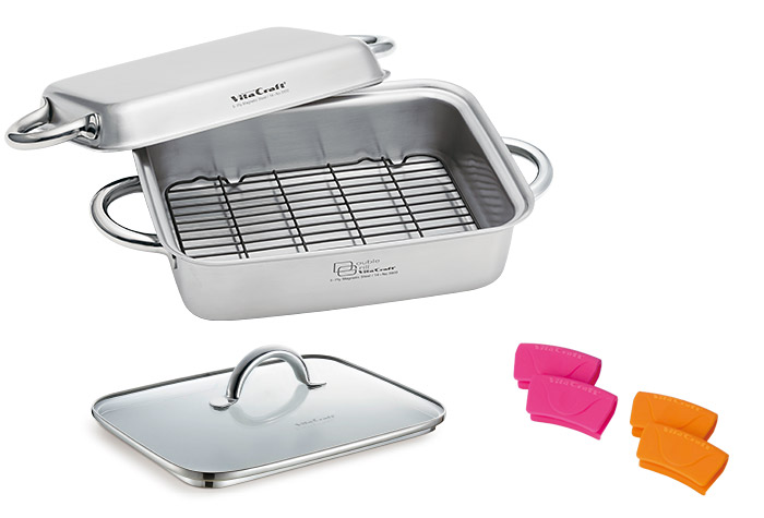 ダブルグリル ガラス蓋セット | ビタクラフトオンラインショップ