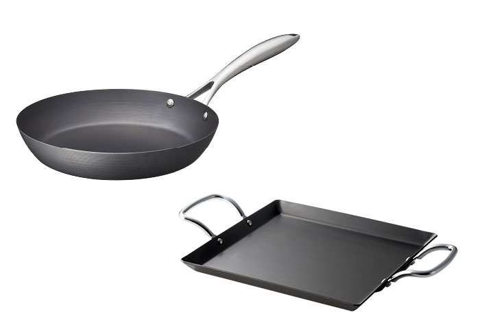 【SALE】スーパー鉄 フライパン + スーパー鉄板 ACRスクエア セット B