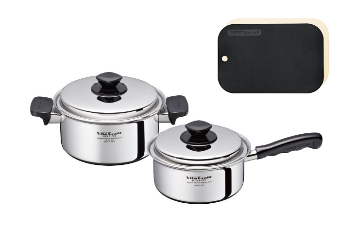 【BLACK FRIDAY 2025】ヘキサプライ 2点 + 抗菌まな板 セット A