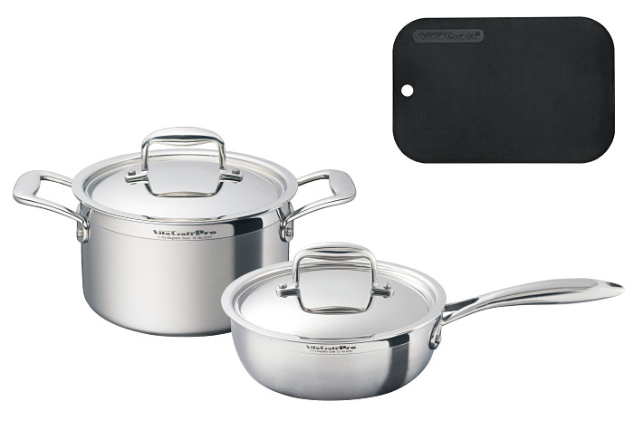 【BLACK FRIDAY 2025】プロ 2点 + 抗菌まな板 セット D