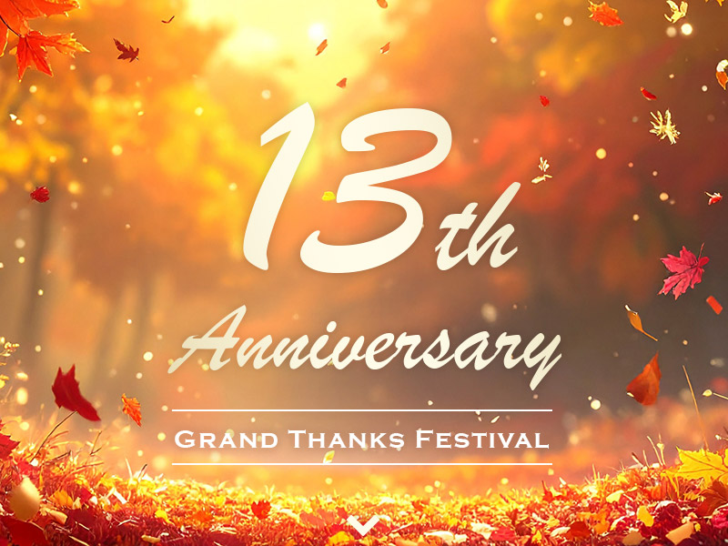 13th Anniversary 大感謝祭