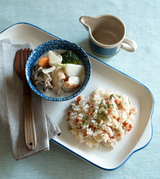 野菜のブラン煮込みのセット